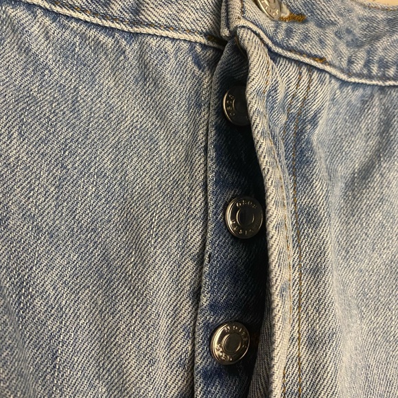 NWOT: ASOS Size 14 Distressed Denim Shorts - Picture 7 of 10
